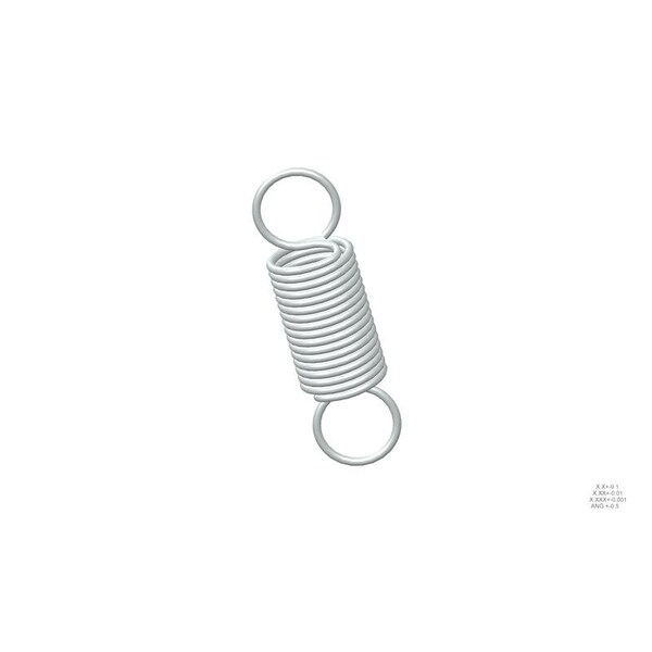 Approved Vendor Extension Spring, O=1.000, L= 3.50, W= .095 G809966986 - main